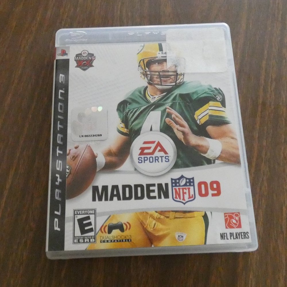 Madden NFL 09 For Playstation 3 Video Game